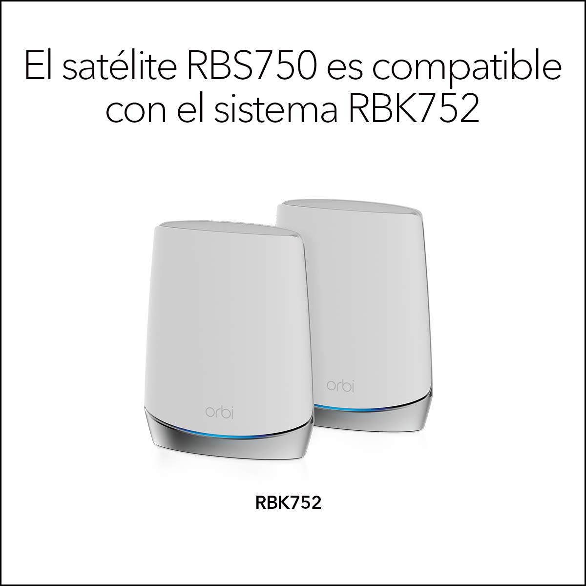 NETGEAR Orbi Mesh WiFi 6 Satellite Adicional RBS750, Añade hasta